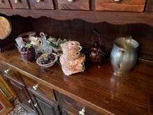 Floral and Decorative Tea Set and Tableware Collection, Ceramic and Metal and more