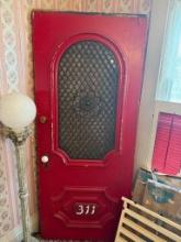 Door 33 1/2" x 80" Wooden w/ Cast Iron insert