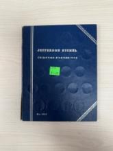 JEFFERSON NICKEL FOLDER W/ ASST NICKELS, SEE PICS