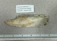 Arrowheads and Artifacts - Etley Point 4 3/4" Mo Nice!
