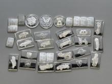 43+ Grams of Silver Bars and rounds