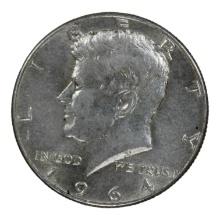 1964 Kennedy Half Dollar, 90% silver