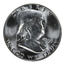 1955 "Bugs Bunny" Franklin Half Dollar, 90% silver
