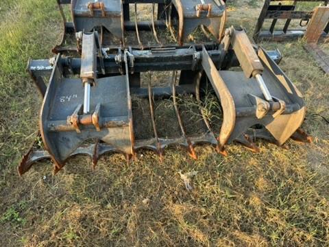 (1X) Solebees SSG84 Extra Heavy Duty Skid Steer Grapple Bucket 84"