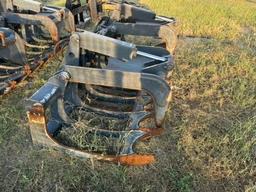 (1X) Solebees SSG84 Extra Heavy Duty Skid Steer Grapple Bucket 84"