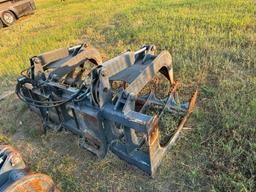 (1X) Solebees SSG84 Extra Heavy Duty Skid Steer Grapple Bucket 84"