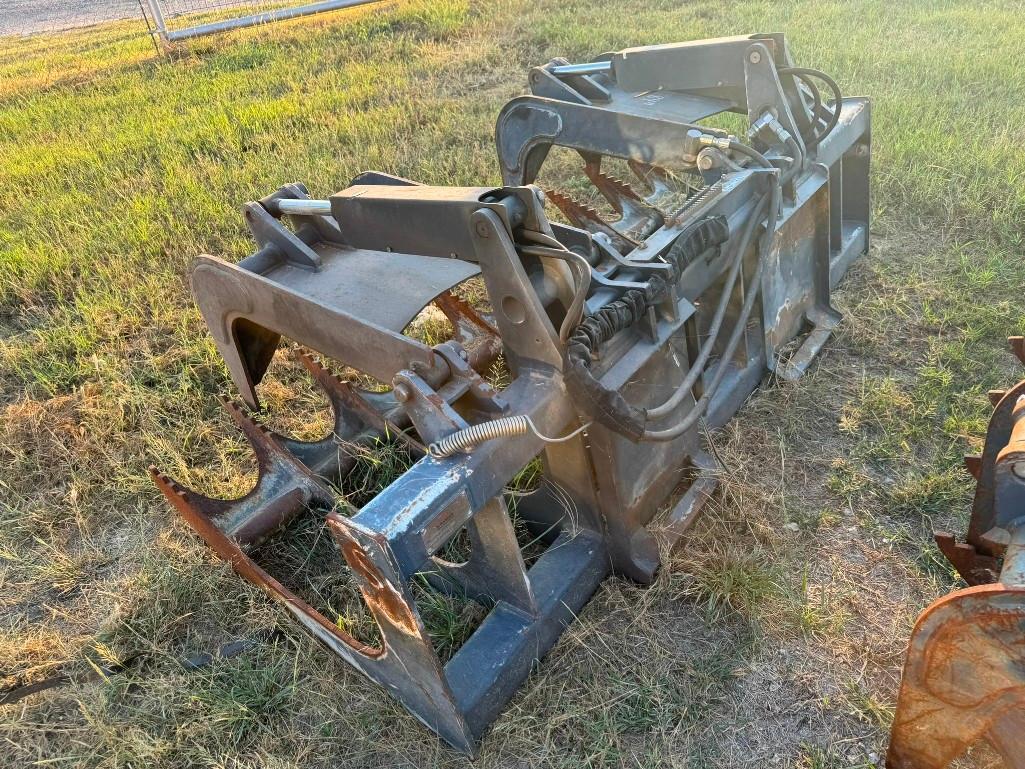 (1X) Solebees SSG84 Extra Heavy Duty Skid Steer Grapple Bucket 84"