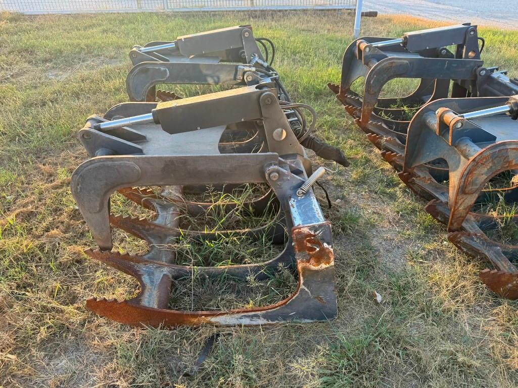 (1X) Solebees SSG84 Extra Heavy Duty Skid Steer Grapple Bucket 84"
