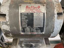 Buffalo 8in. grinder on stand