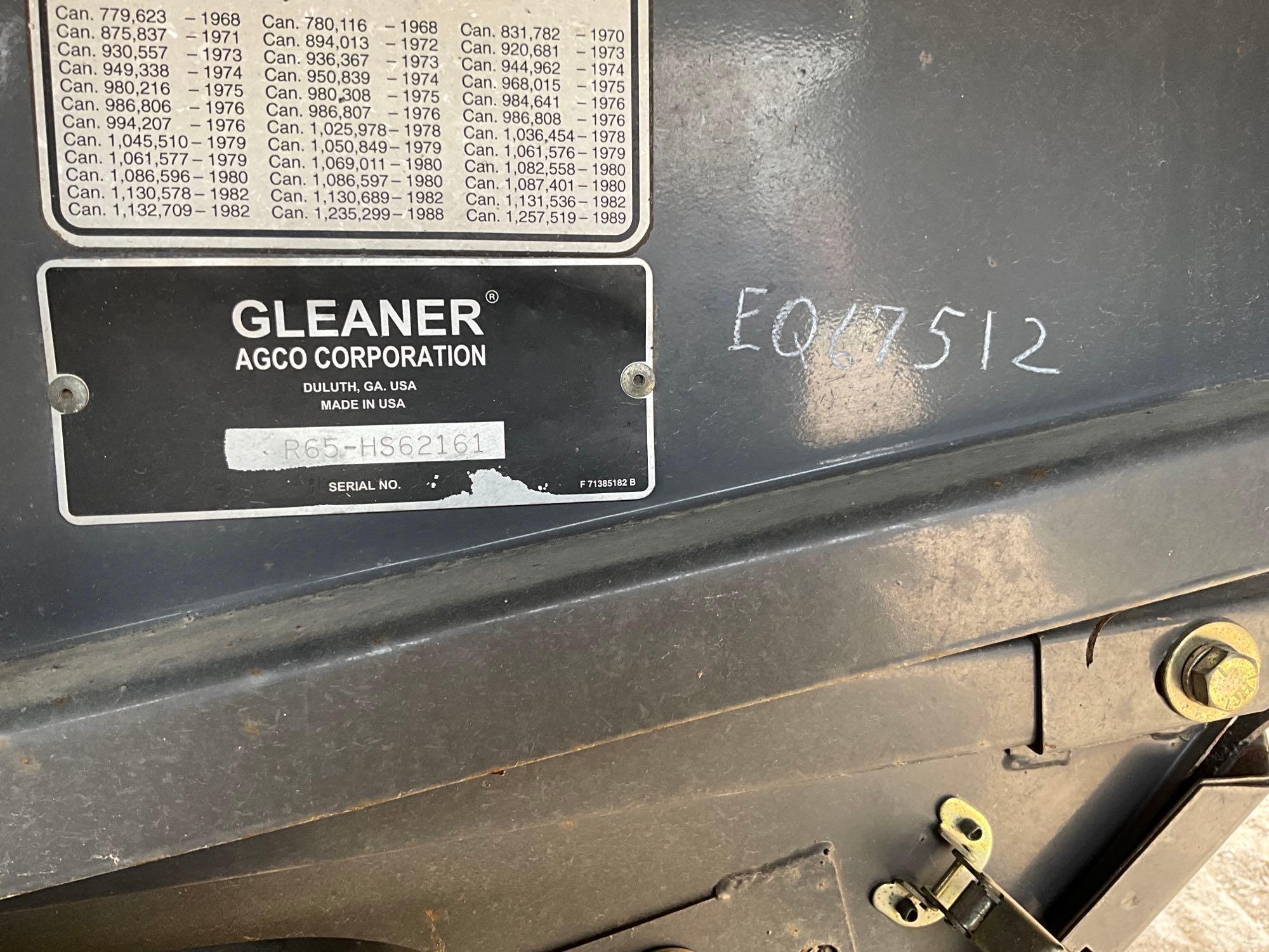2007 Gleaner R65