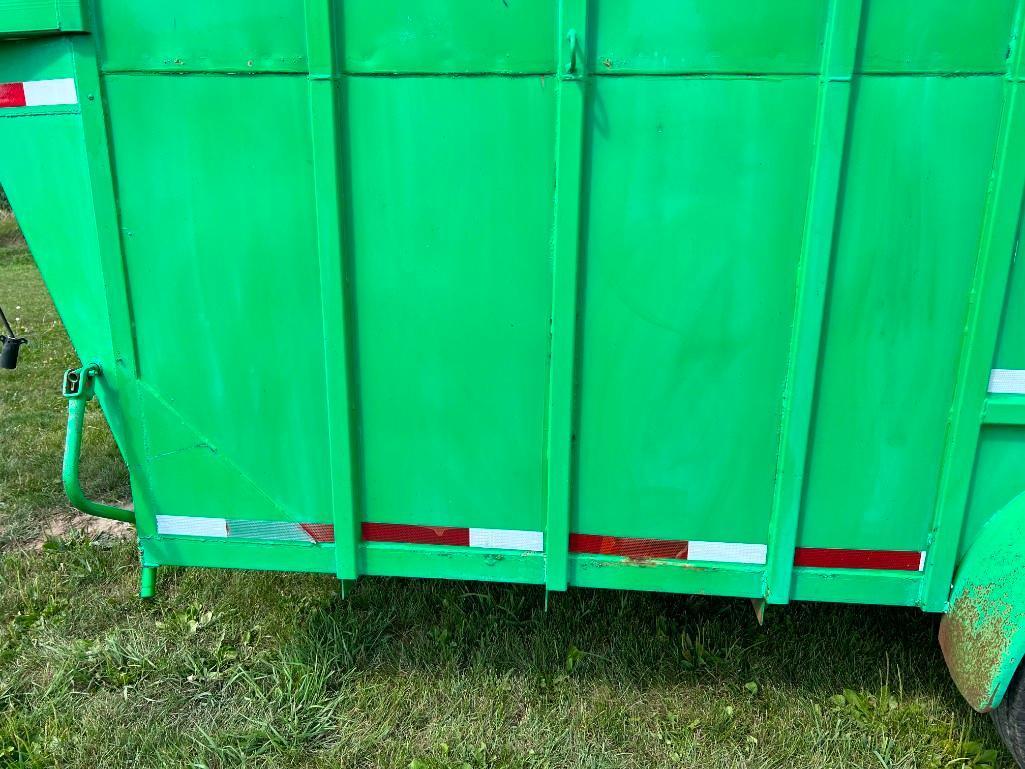 Custom Built 14ft. steel livestock trailer