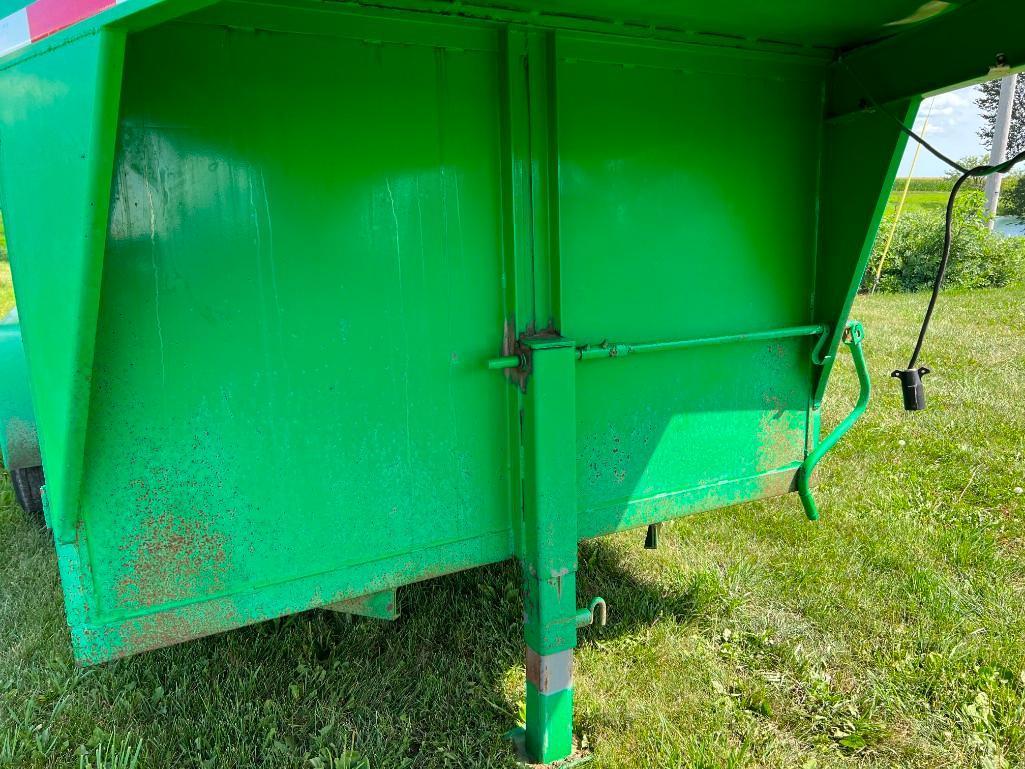 Custom Built 14ft. steel livestock trailer