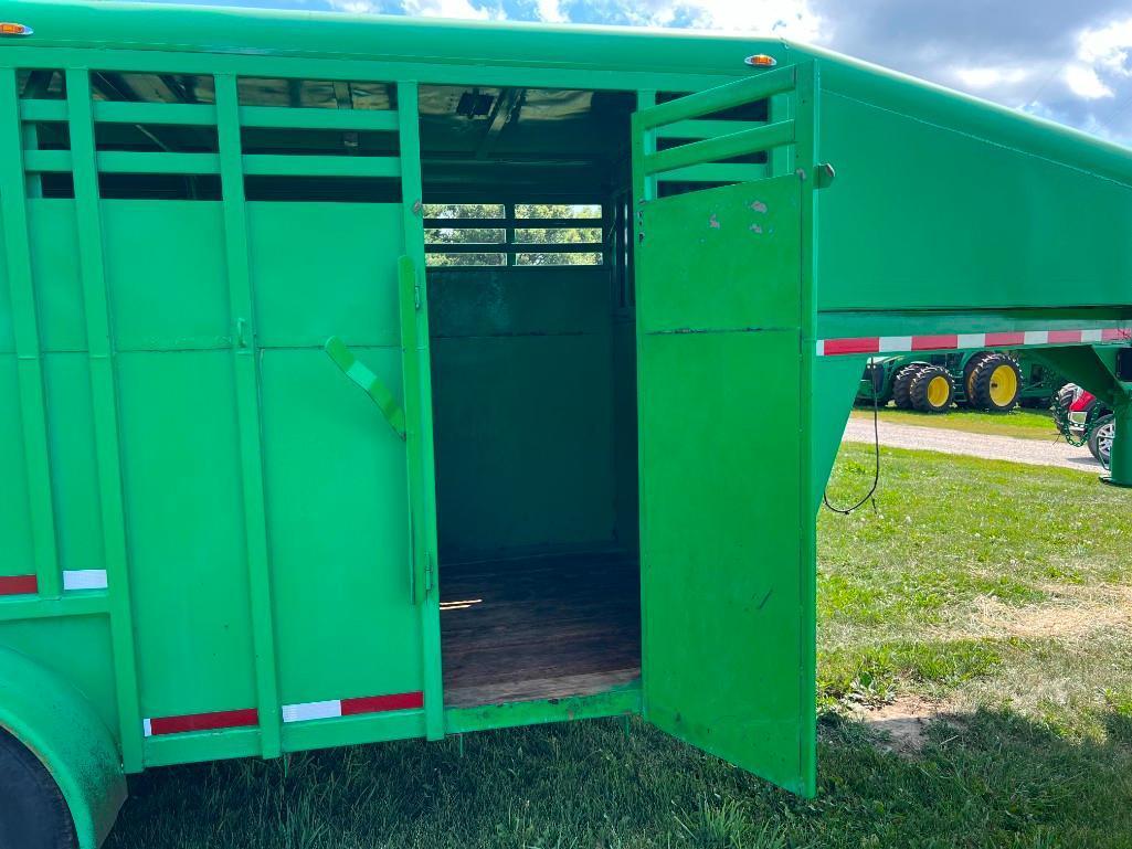 Custom Built 14ft. steel livestock trailer