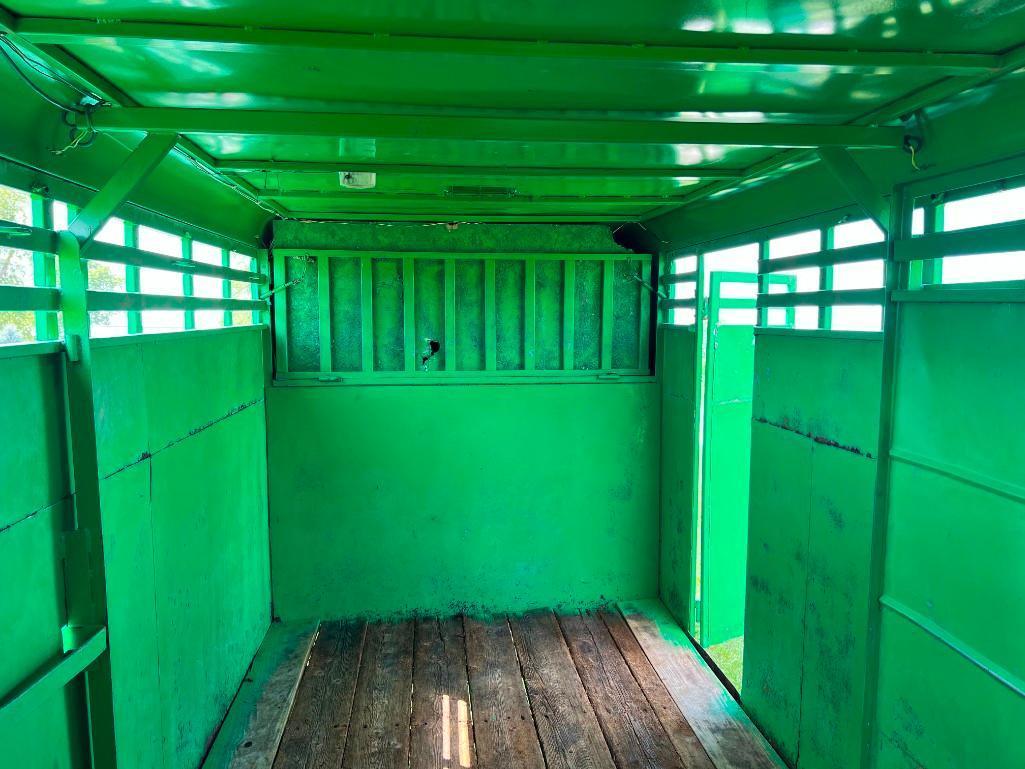 Custom Built 14ft. steel livestock trailer