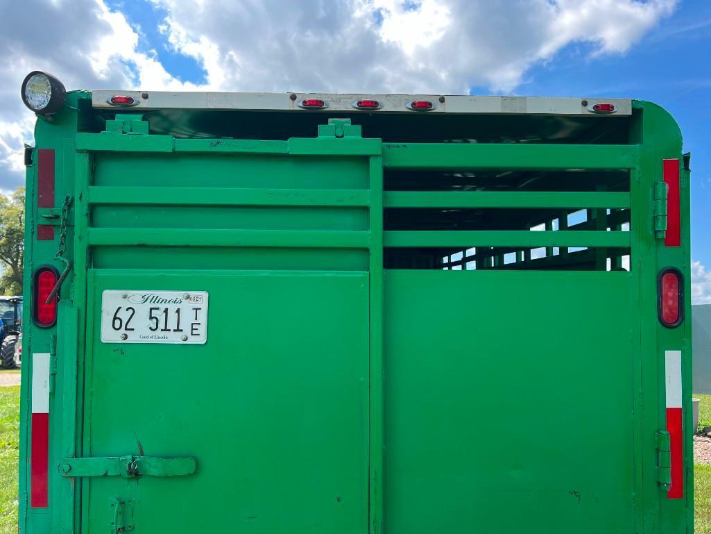 Custom Built 14ft. steel livestock trailer