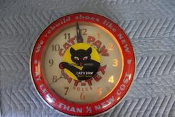 VINTAGE ADVERTISING CLOCK