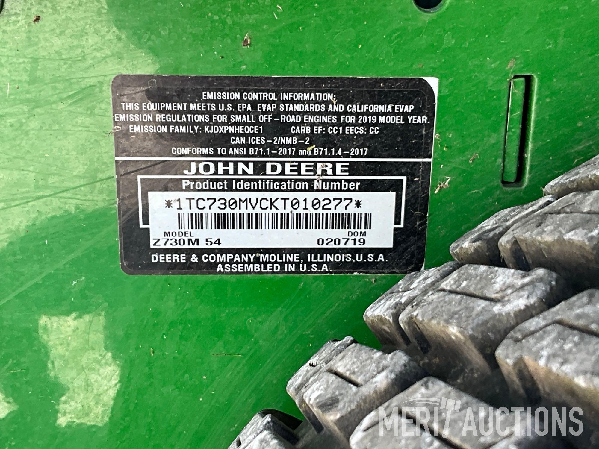 2019 John Deere Z730M zeroturn mower