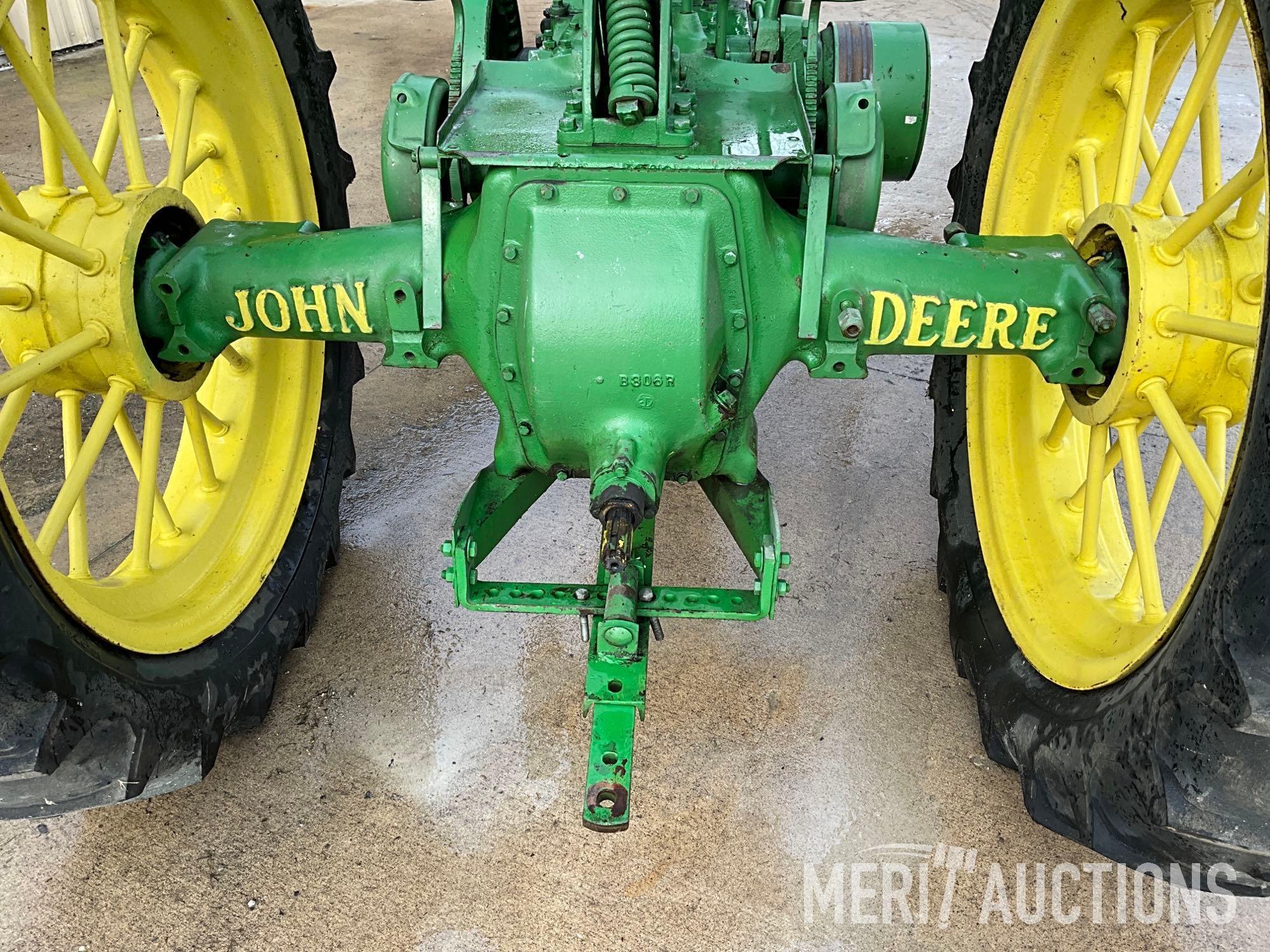 1938 John Deere B General Purpose gas tractor