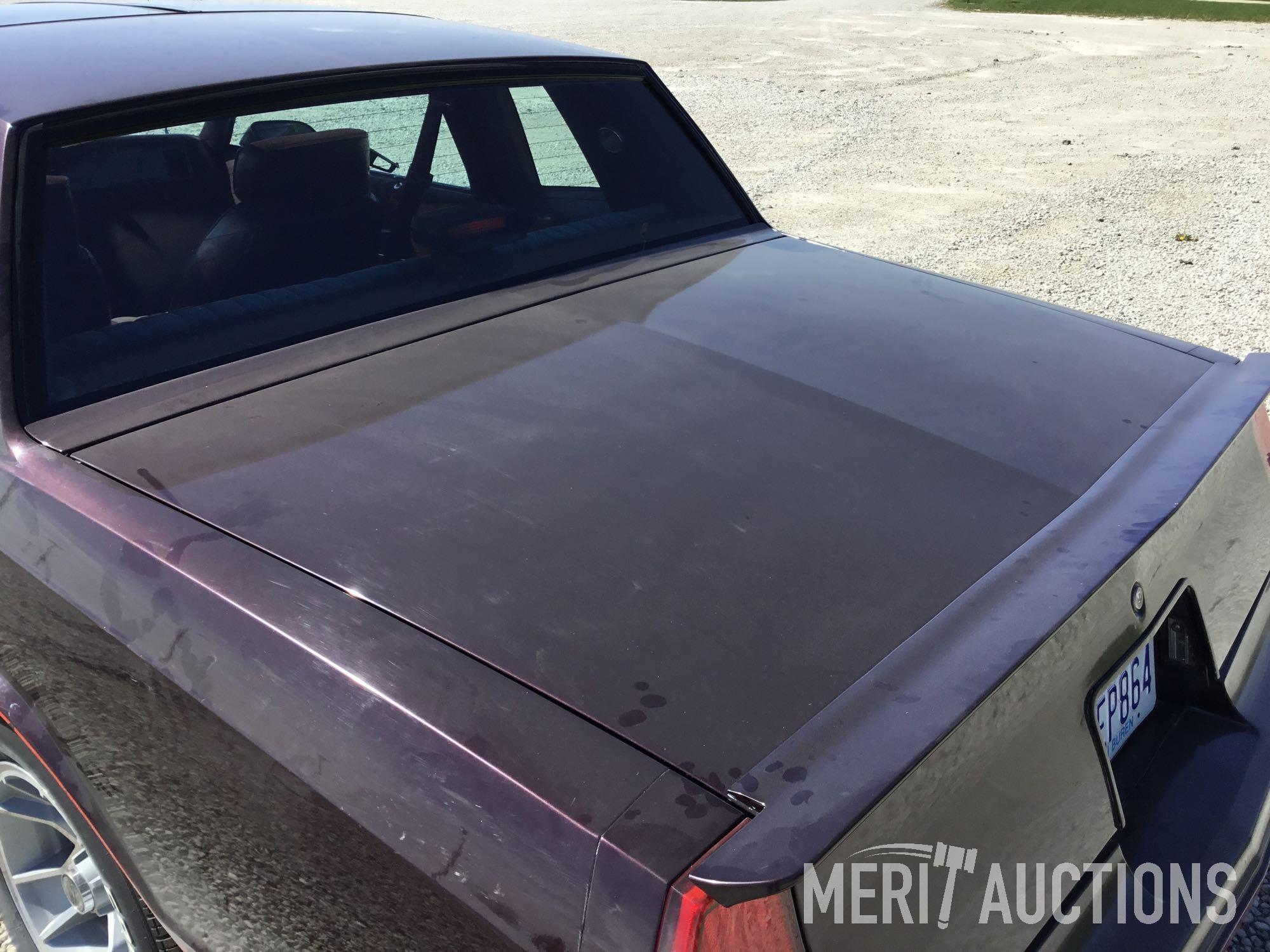 1987 Chevrolet Monte Carlo SS 2 door car