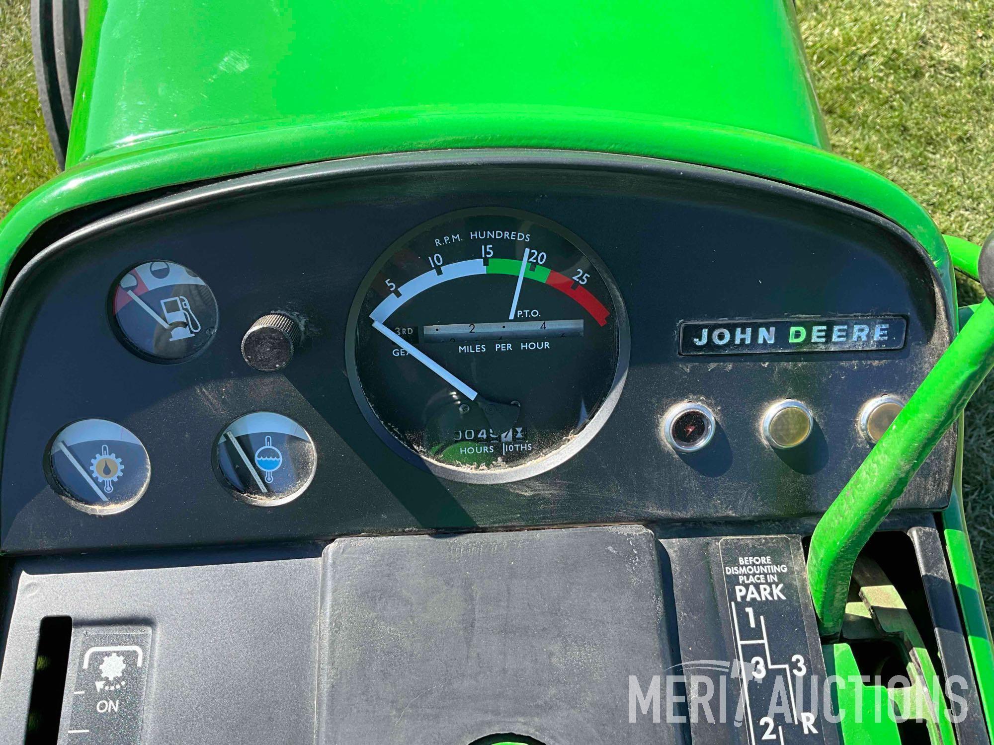 1970 John Deere 4020 diesel tractor