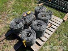 (5) rolls of barbed wire