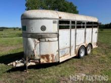 1978 Chief 16ft. livestock trailer