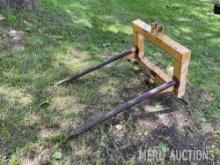 M&W Welding Inc. 3pt. bale mover