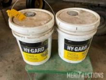 (2) JD Hi Guard oil