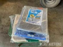 Quantity of tarps & seat cushion