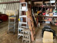 Aluminum step ladder, wooden step ladder etc.