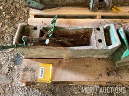 John Deere front weight bracket