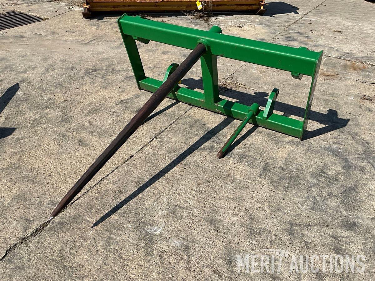 Frontier loader bale spear