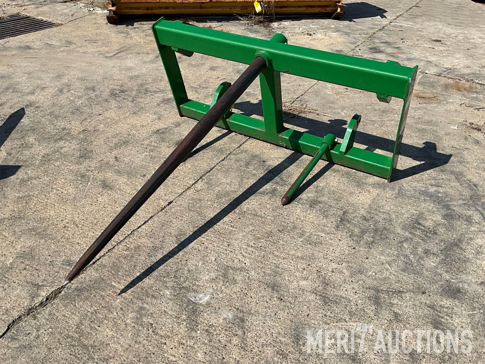 Frontier loader bale spear
