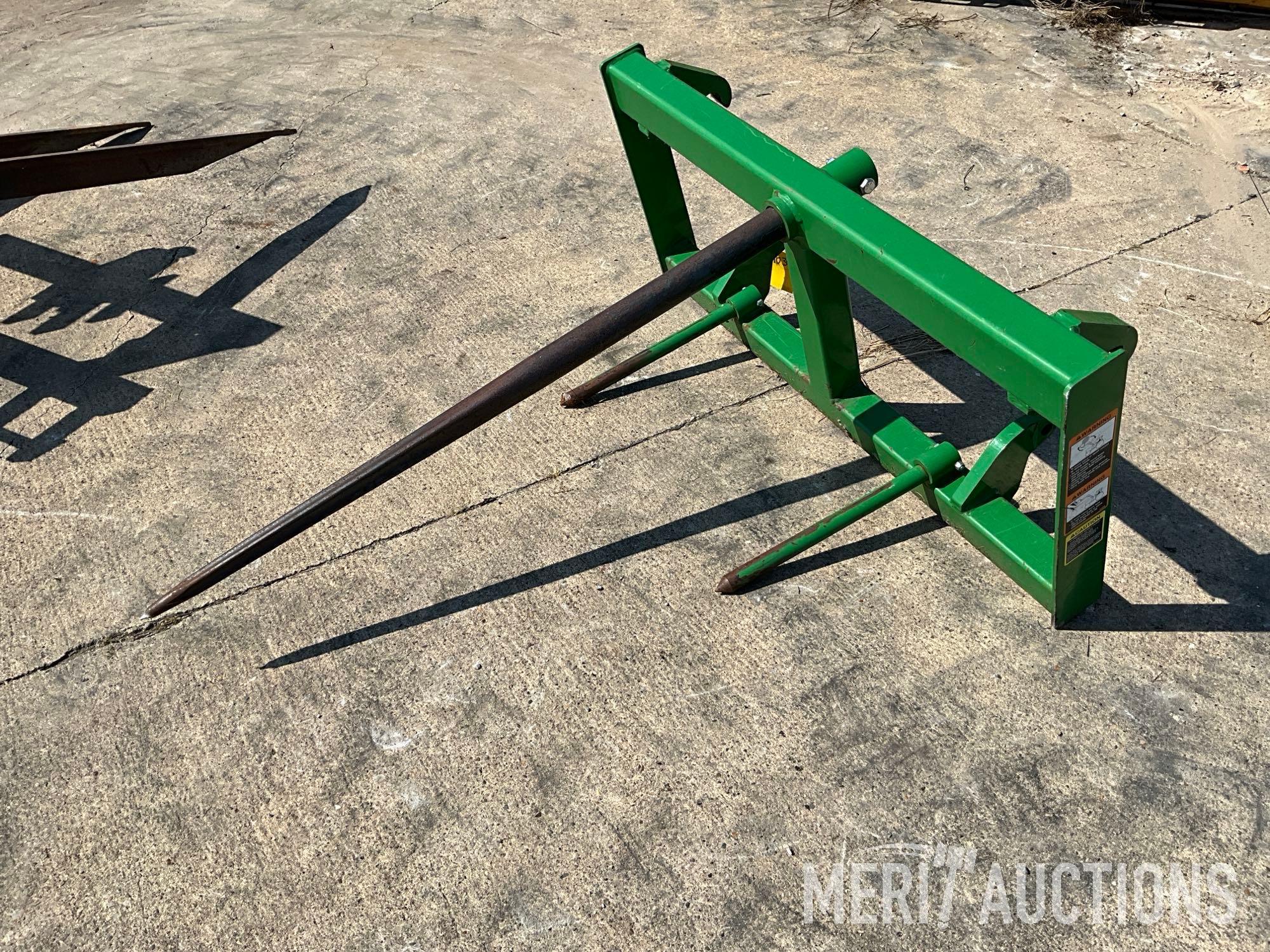 Frontier loader bale spear