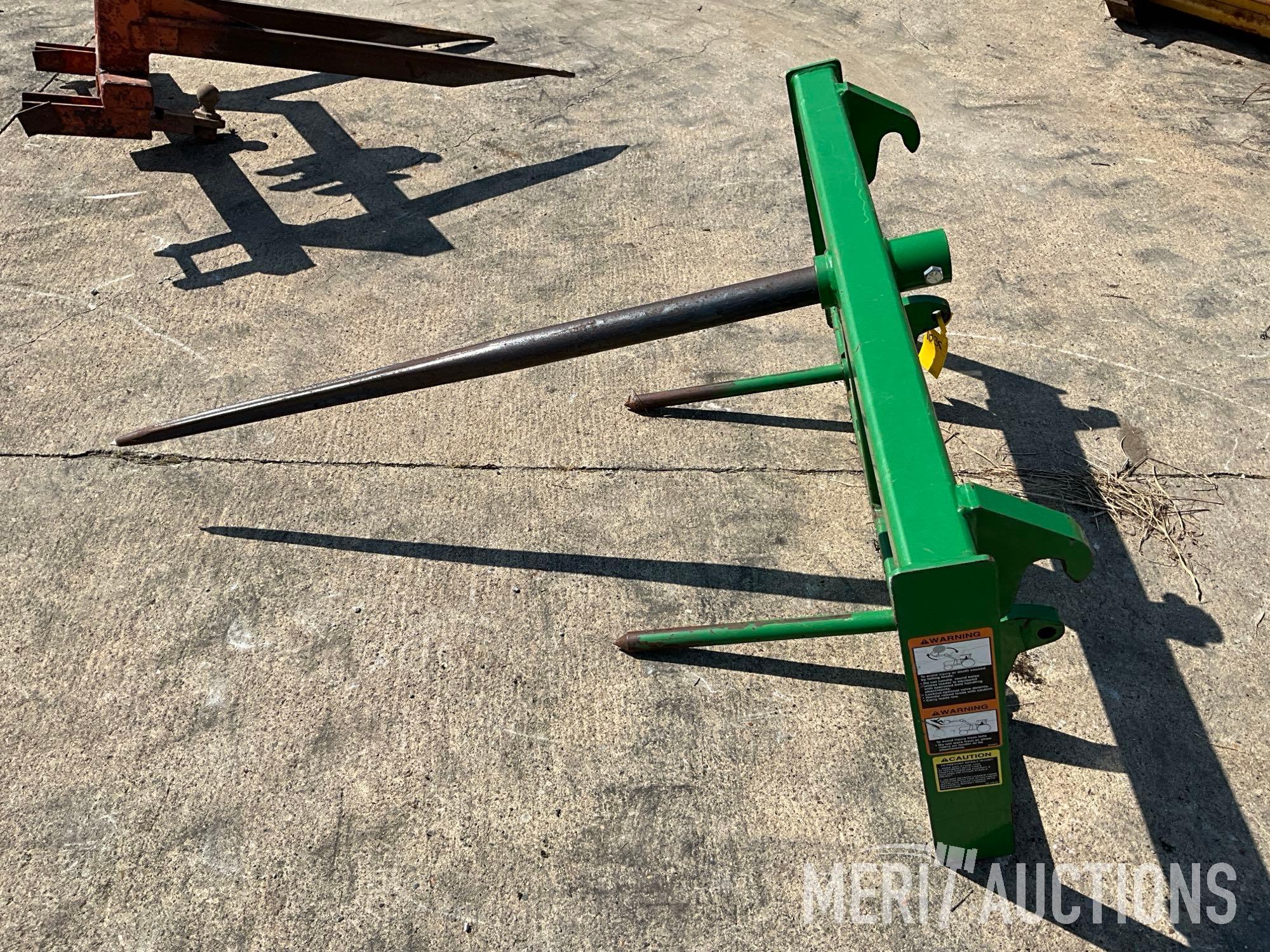 Frontier loader bale spear