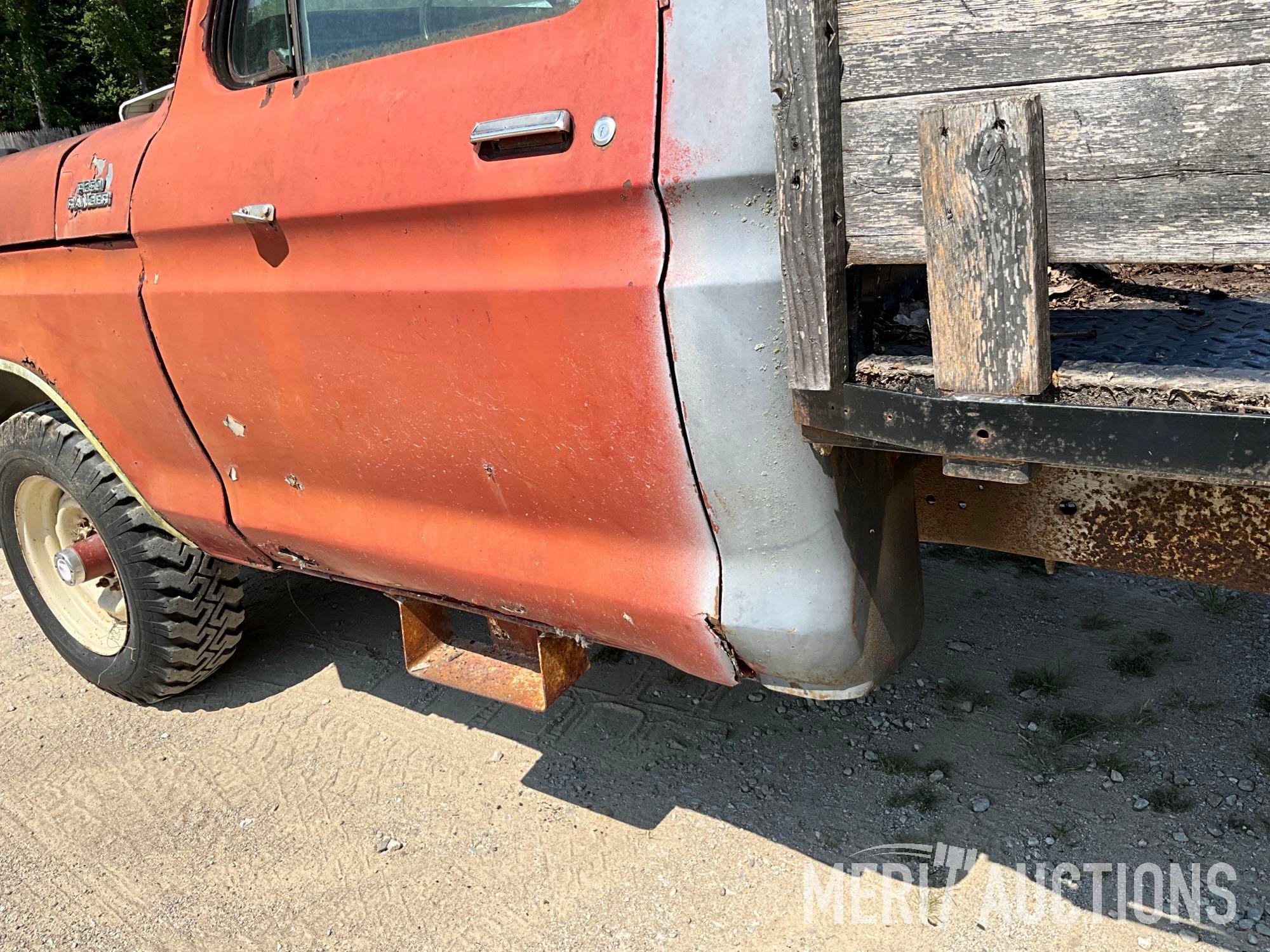 1978 Ford F250 Ranger Pickup with Myers Snowplow