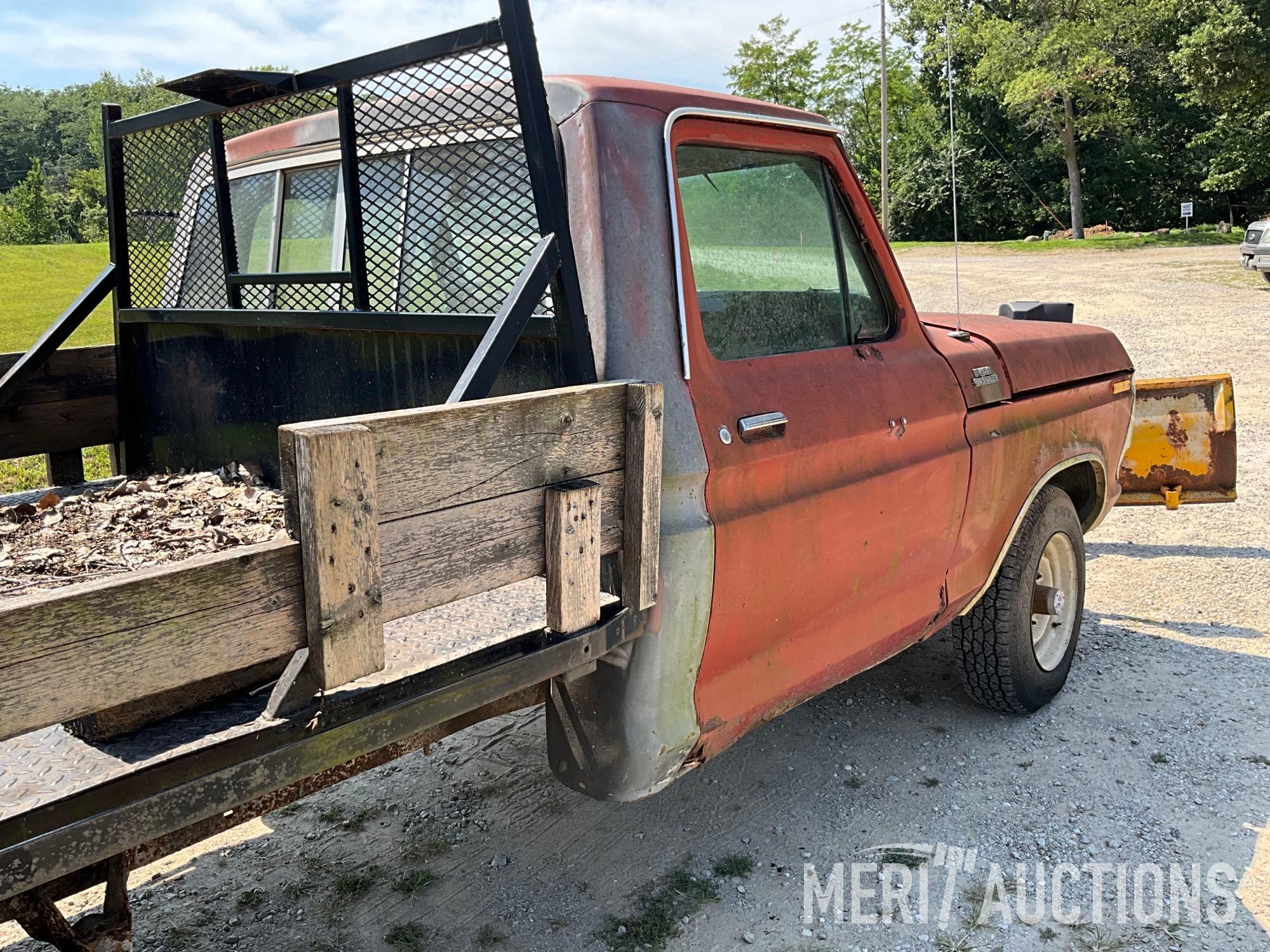 1978 Ford F250 Ranger Pickup with Myers Snowplow
