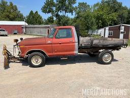 1978 Ford F250 Ranger Pickup with Myers Snowplow