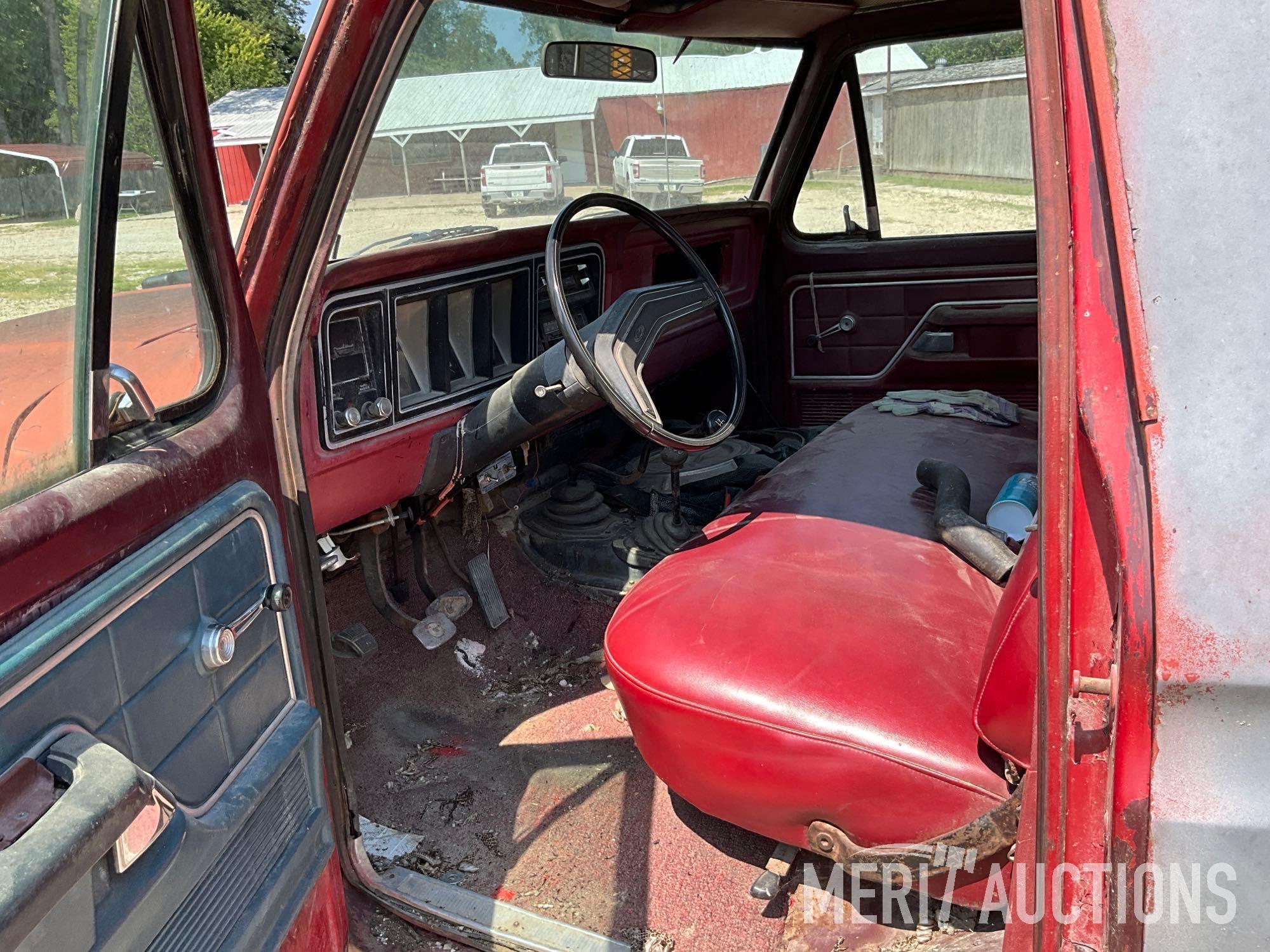 1978 Ford F250 Ranger Pickup with Myers Snowplow