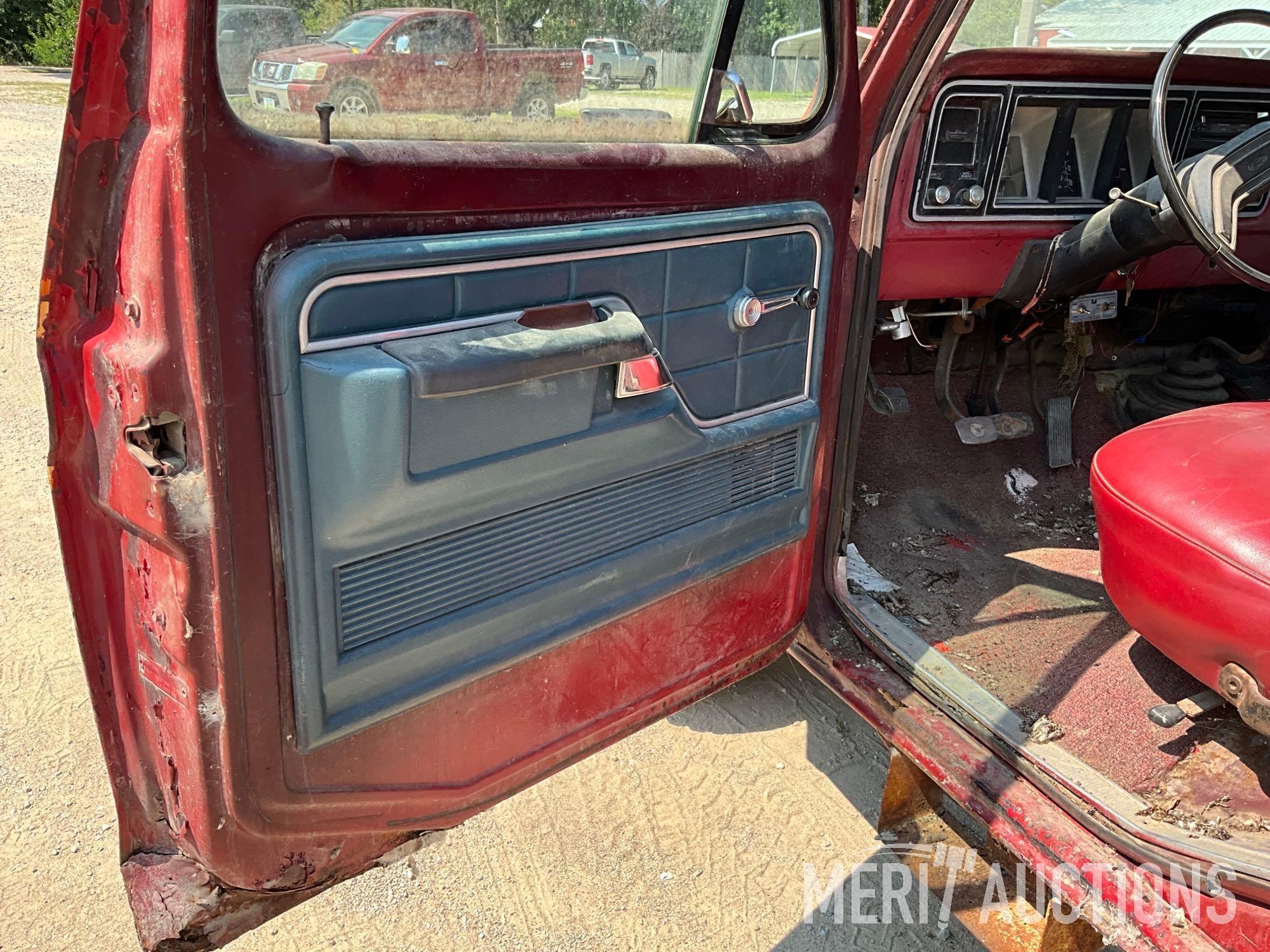 1978 Ford F250 Ranger Pickup with Myers Snowplow