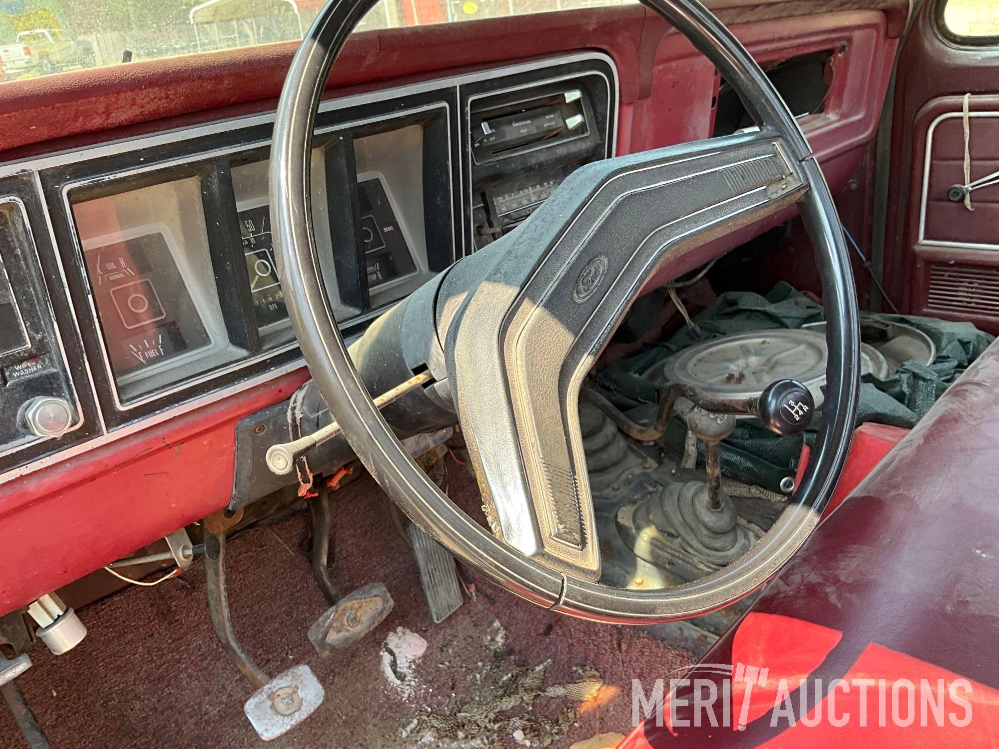 1978 Ford F250 Ranger Pickup with Myers Snowplow
