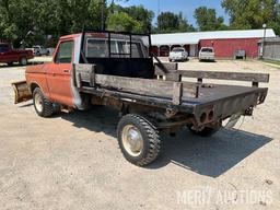 1978 Ford F250 Ranger Pickup with Myers Snowplow
