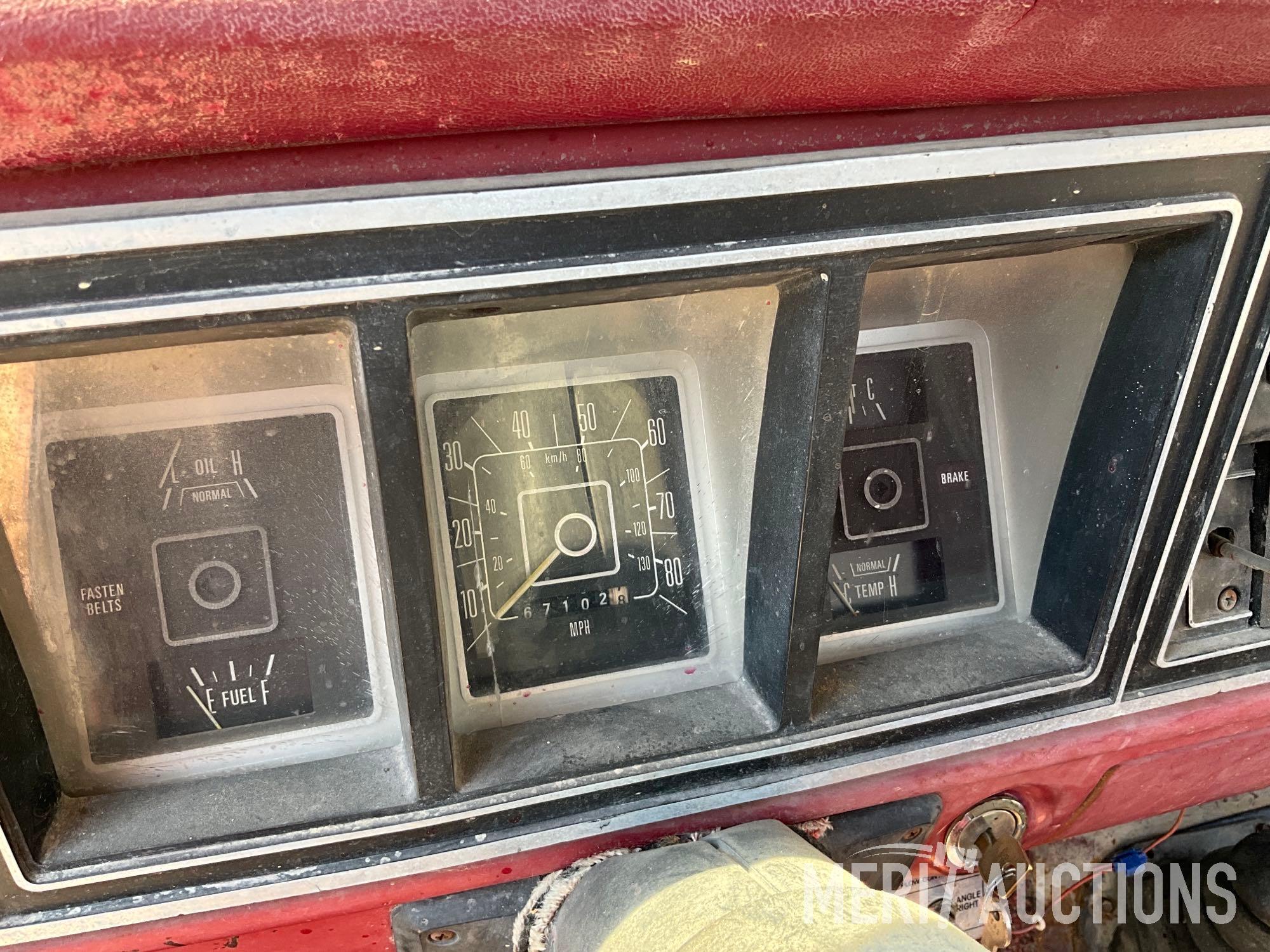 1978 Ford F250 Ranger Pickup with Myers Snowplow