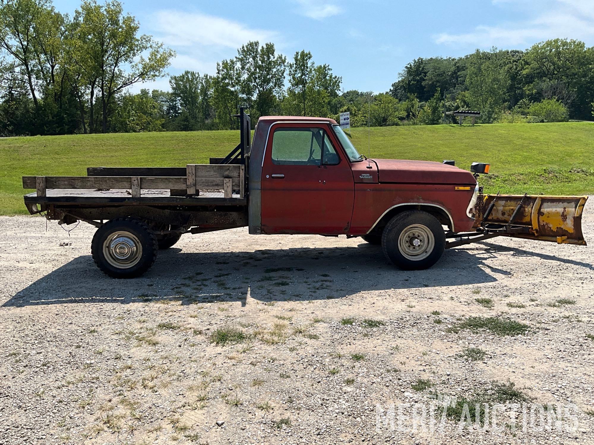 1978 Ford F250 Ranger Pickup with Myers Snowplow