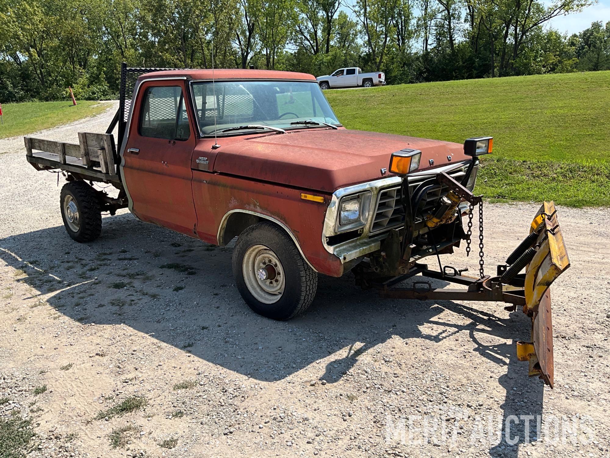 1978 Ford F250 Ranger Pickup with Myers Snowplow