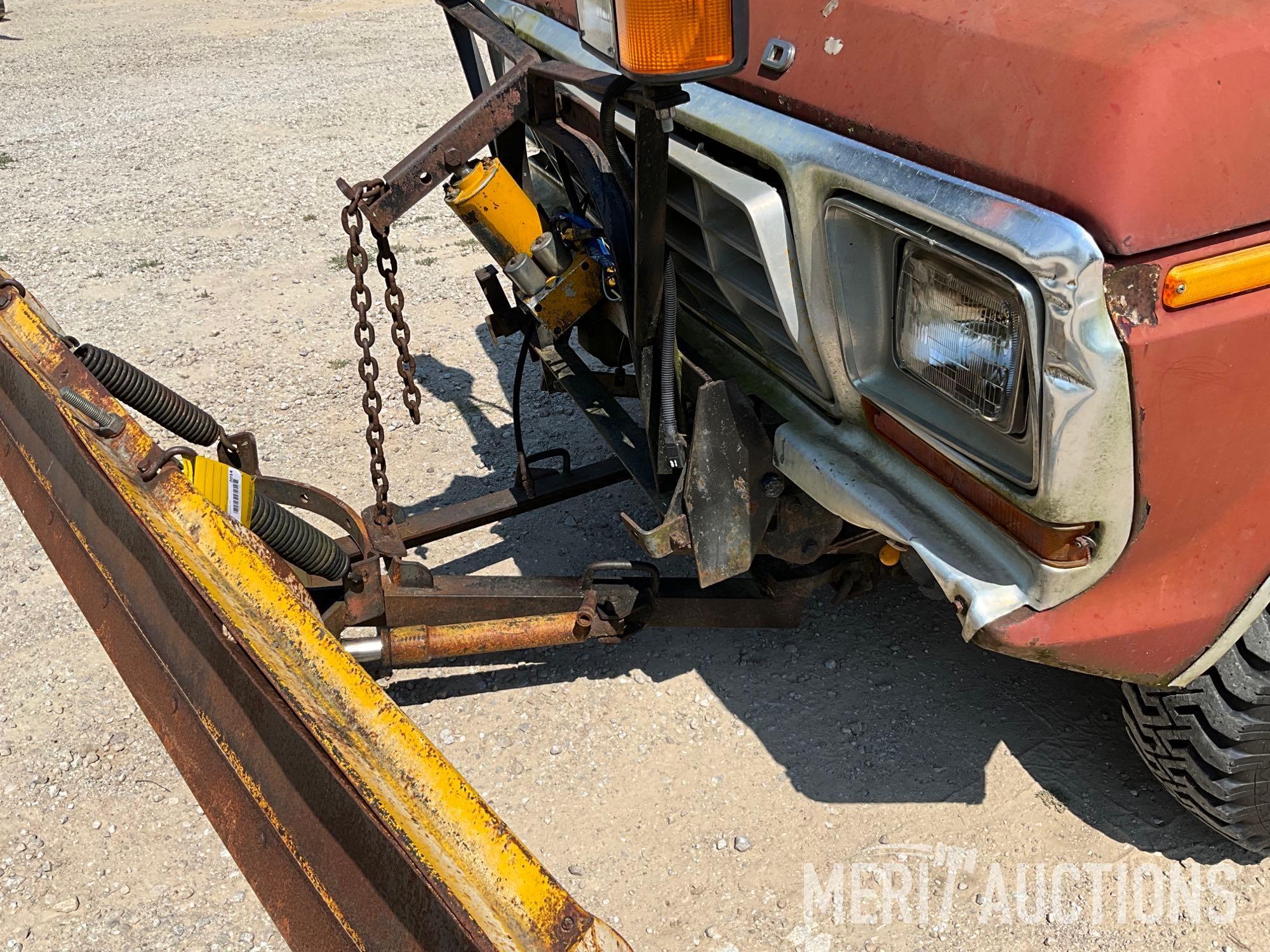 1978 Ford F250 Ranger Pickup with Myers Snowplow