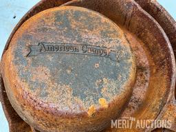 (4) American Camper Cast Iron Skillets