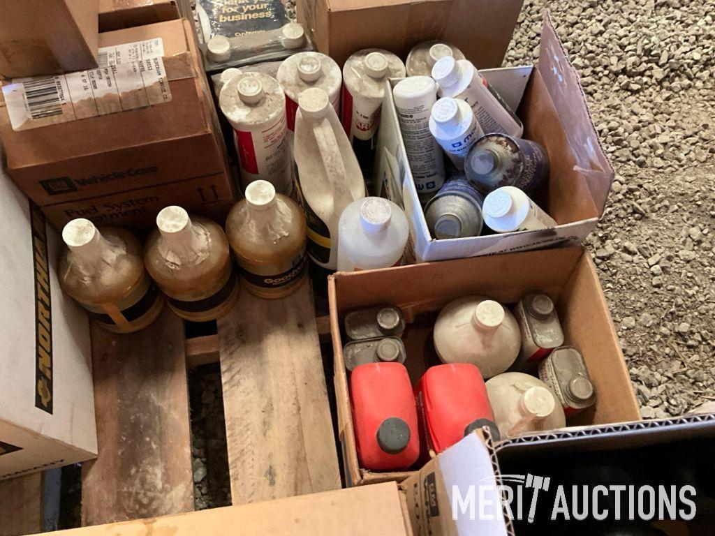 Pallet of chemicals