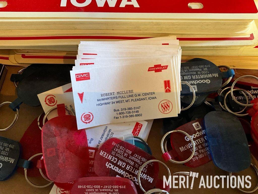 McWirter Advertising items