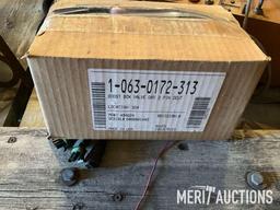 Vintage monitor for planter, gas can